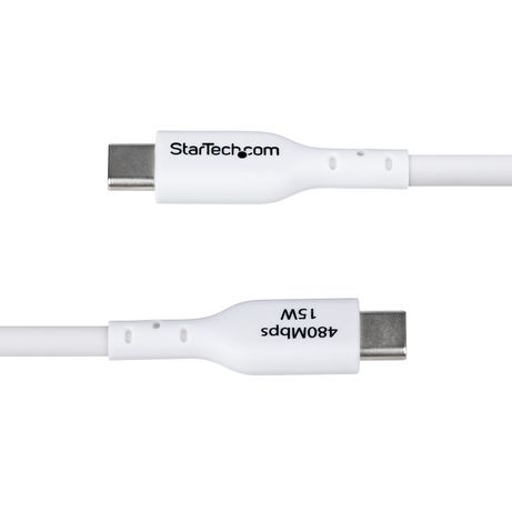 Cable Cargador USB-A a USB-C de 3m - USB-A a USB Tipo C M/M - Blanco - Imagen 6 de 10 Cable Cargador USB-A a USB-C de 3m - USB-A a USB Tipo C M/M - Blanco - Imagen 6 de 10