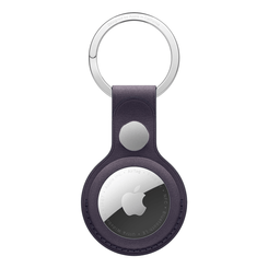 AirTag FineWoven Key Ring - Midnight Purple