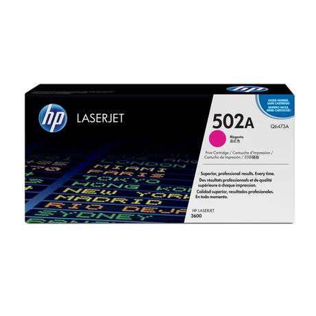 HP TONER 502A MAGENTA (Q6473A) - Imagen 1 de 3 HP TONER 502A MAGENTA (Q6473A) - Imagen 1 de 3