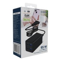 Miniatura 8 de CARGADOR RAPIDO GEMBIRD USB POWERDELIVERY GAN DE 4 PUERTOS 65 W NEGRO