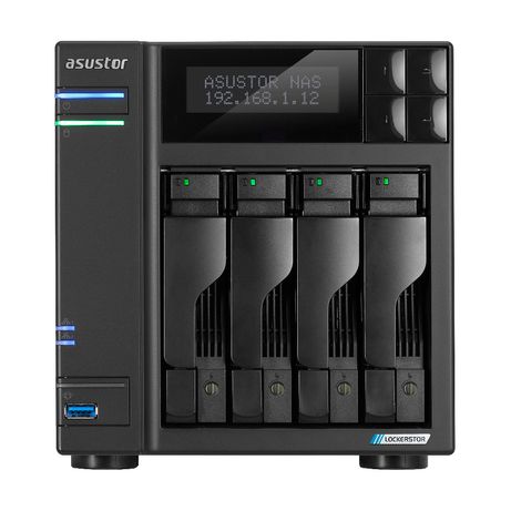 SERVIDOR NAS ASUSTOR LOCKERSTOR AS6704T 4 BAHIAS 3.5" 4 x M.2 NVMe Celeron N5105 QUAD JASPER LAKE 2. - Imagen 2 de 7 SERVIDOR NAS ASUSTOR LOCKERSTOR AS6704T 4 BAHIAS 3.5" 4 x M.2 NVMe Celeron N5105 QUAD JASPER LAKE 2. - Imagen 2 de 7