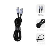 Miniatura 4 de CABLE SUBBLIM PLUS 100W C-C 2M BLACK