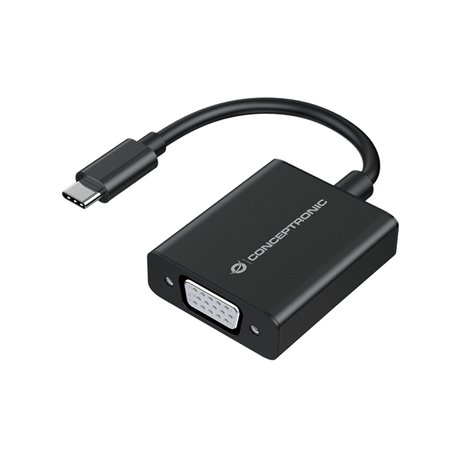 ADAPTADOR USB-C MACHO A VGA HEMBRA 1080P CONCEPTRONIC ABBY05B - Imagen 1 de 4 ADAPTADOR USB-C MACHO A VGA HEMBRA 1080P CONCEPTRONIC ABBY05B - Imagen 1 de 4