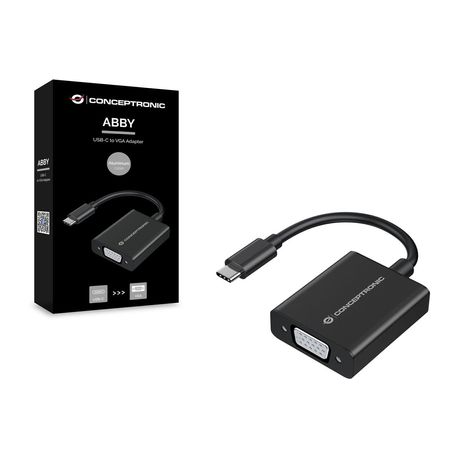 ADAPTADOR USB-C MACHO A VGA HEMBRA 1080P CONCEPTRONIC ABBY05B - Imagen 3 de 4 ADAPTADOR USB-C MACHO A VGA HEMBRA 1080P CONCEPTRONIC ABBY05B - Imagen 3 de 4