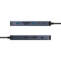 Miniatura 7 de HyperDrive EcoSmart  Gen.2 Dual HDMI USB-C  11-in-1 Hub w 140 W PD3.1 Pass-Thru - For MST enabled devices
