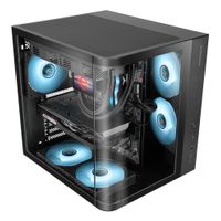 Miniatura 3 de MARS GAMING Semitorre ATX MCCURV negra