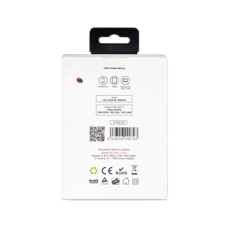 CARGADOR PARA MOVIL DCU 37300720 USB-C 20W - Imagen 4 de 7 CARGADOR PARA MOVIL DCU 37300720 USB-C 20W - Imagen 4 de 7