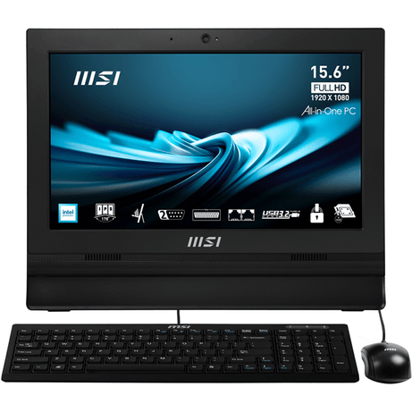 ALL IN ONE MSI PRO AP162T-007XES INTEL N100 / 4GB/ 256 GB SSD/ 15.6" / FREEDOS - Imagen 1 de 15 ALL IN ONE MSI PRO AP162T-007XES INTEL N100 / 4GB/ 256 GB SSD/ 15.6" / FREEDOS - Imagen 1 de 15