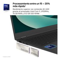Miniatura 7 de PORTATIL LG GRAM 16Z90RU i5-1334U 16GB 512GB SSD 16"  W11H