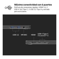 Miniatura 8 de PORTATIL LG GRAM 16Z90RU i5-1334U 16GB 512GB SSD 16"  W11H