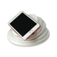 Miniatura 6 de CARGADOR INHALAMBRICO CONCEPTRONIC  GORGON02W QI 10W SOPORTE PLEGABLE DE SILICIO COLOR BLANCO