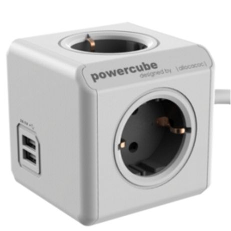 POWERCUBE EXTENDED USB 3M GREY - Imagen 2 de 2 POWERCUBE EXTENDED USB 3M GREY - Imagen 2 de 2