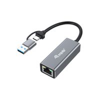 Miniatura 2 de ADAPTADOR DE RED USB-C 3.2 A 2.5Gb RJ45 INCLUYE ADAPTADOR USB-A EQUIP