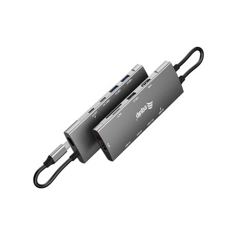 ADAPTADOR USB-C 9EN1 EQUIP HDMI 4K USB-C DATOS USB-A 5GB/S X2 USB-C CARGA MAX 100W RJ45 GIGABIT LECTO DE TARJETAS - Imagen 3 de 6 ADAPTADOR USB-C 9EN1 EQUIP HDMI 4K USB-C DATOS USB-A 5GB/S X2 USB-C CARGA MAX 100W RJ45 GIGABIT LECTO DE TARJETAS - Imagen 3 de 6