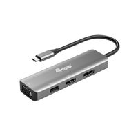 Miniatura 2 de DOCKING USB-C EQUIP 133485 A 1xHDMI 4K 1xDISPLAYPORT 4K 1xVGA 1xUSB-A 2.0