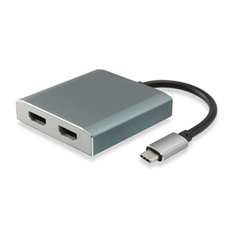 CABLE ADAPTADOR USB-C MACHO A 2 HDMI HEMBRA (0.15CM) 4K REF.133464 - Imagen 1 de 5 CABLE ADAPTADOR USB-C MACHO A 2 HDMI HEMBRA (0.15CM) 4K REF.133464 - Imagen 1 de 5