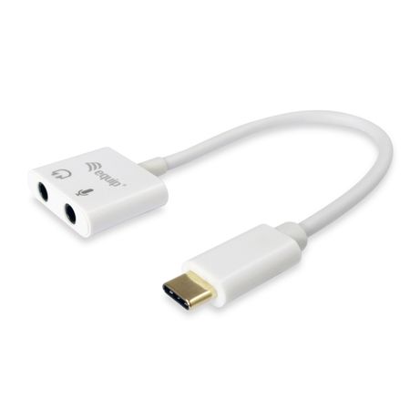 CABLE ADAPTADOR USB-C A AUDIO 2 JACK 3.5MM HEMBRA PARA AURICULAR Y MICROFONO - Imagen 2 de 5 CABLE ADAPTADOR USB-C A AUDIO 2 JACK 3.5MM HEMBRA PARA AURICULAR Y MICROFONO - Imagen 2 de 5