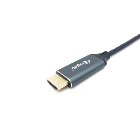 CABLE USB-C A HDMI MACHO MACHO 3M EQUIP 4K/60Hz CARCASA CONECTOR ALUMINIO REF. 133417 - Imagen 3 de 7 CABLE USB-C A HDMI MACHO MACHO 3M EQUIP 4K/60Hz CARCASA CONECTOR ALUMINIO REF. 133417 - Imagen 3 de 7