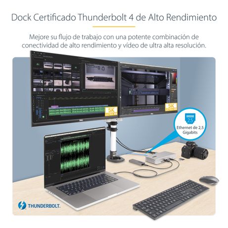 Thunderbolt 4 Multi-Display Dock 7x USB - Imagen 10 de 16 Thunderbolt 4 Multi-Display Dock 7x USB - Imagen 10 de 16