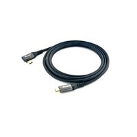 Miniatura 2 de CABLE USB-C MACHO - USB-C MACHO ACODADO 90º  1 METRO EQUIP 5A  100W 480mbps