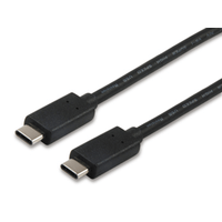 Miniatura 1 de CABLE USB-C MACHO - USB-C MACHO  1 METRO EQUIP 12888307 para carga (3A) o datos 480mb/s