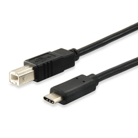 Miniatura 1 de CABLE USB-C MACHO a USB 2.0 TIPO-B MACHO  1 METRO EQUIP 12888207 (carga 3A) velocidad 480Mb/s