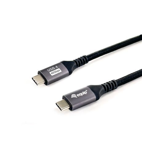 USB-C (4.0 Gen 3) Type-C to C Cable 2m M/M 240W PD 8k/60Hz 40Gbps Black - Imagen 3 de 8 USB-C (4.0 Gen 3) Type-C to C Cable 2m M/M 240W PD 8k/60Hz 40Gbps Black - Imagen 3 de 8