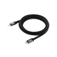 Miniatura 1 de CABLE USB-A MACHO USB-C MACHO USB 4 Gen2x2 2M TRANSFERENCIA 20G 100W 4K COLOR NEGRO