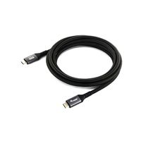 Miniatura 2 de CABLE USB-A MACHO USB-C MACHO USB 4 Gen2x2 2M TRANSFERENCIA 20G 100W 4K COLOR NEGRO