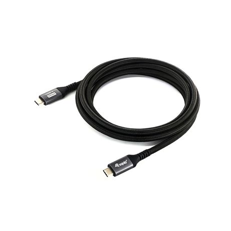 CABLE USB-A MACHO USB-C MACHO USB 4 Gen2x2 2M TRANSFERENCIA 20G 100W 4K COLOR NEGRO - Imagen 2 de 6 CABLE USB-A MACHO USB-C MACHO USB 4 Gen2x2 2M TRANSFERENCIA 20G 100W 4K COLOR NEGRO - Imagen 2 de 6