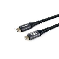 Miniatura 3 de CABLE USB-A MACHO USB-C MACHO USB 4 Gen2x2 2M TRANSFERENCIA 20G 100W 4K COLOR NEGRO