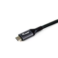 Miniatura 4 de CABLE USB-A MACHO USB-C MACHO USB 4 Gen2x2 2M TRANSFERENCIA 20G 100W 4K COLOR NEGRO