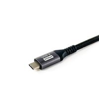 Miniatura 5 de CABLE USB-A MACHO USB-C MACHO USB 4 Gen2x2 2M TRANSFERENCIA 20G 100W 4K COLOR NEGRO