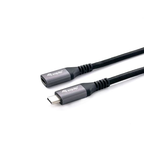 CABLE ALARGO USB-C MACHO USB-C HEMBRA USB 3.2 GEN 2 1M TRANSFERENCIA 10G 4K/ CARCASA ALUMINIO ALGODON TRENZADO NEGRO - Imagen 3 de 6 CABLE ALARGO USB-C MACHO USB-C HEMBRA USB 3.2 GEN 2 1M TRANSFERENCIA 10G 4K/ CARCASA ALUMINIO ALGODON TRENZADO NEGRO - Imagen 3 de 6