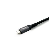 Miniatura 4 de CABLE ALARGO USB-C MACHO USB-C HEMBRA USB 3.2 GEN 2  0,5M TRANSFERENCIA 10G 4K/ CARCASA ALUMINIO ALGODON TRENZADO NEGRO