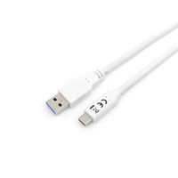 Miniatura 2 de CABLE USB-A MACHO USB-C MACHO USB 3.2 2M TRANSFERENCIA 5G 3A COLOR BLANCO