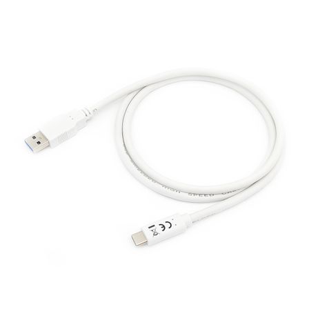 CABLE USB-A MACHO USB-C MACHO USB 3.2 1M TRANSFERENCIA 5G 3A COLOR BLANCO - Imagen 3 de 9 CABLE USB-A MACHO USB-C MACHO USB 3.2 1M TRANSFERENCIA 5G 3A COLOR BLANCO - Imagen 3 de 9