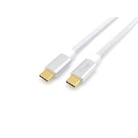 Miniatura 5 de CABLE USB-C MACHO USB-C MACHO USB 3.2  1M TRANSFERENCIA 10G 5A (100W) COLOR BLANCO