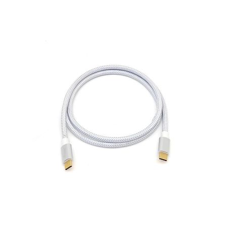 CABLE USB-C MACHO USB-C MACHO USB 3.2 0.5M TRANSFERENCIA 10G 5A (100W) COLOR BLANCO - Imagen 5 de 7 CABLE USB-C MACHO USB-C MACHO USB 3.2 0.5M TRANSFERENCIA 10G 5A (100W) COLOR BLANCO - Imagen 5 de 7