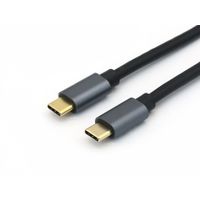 Miniatura 5 de CABLE USB-C MACHO USB-C MACHO USB 3.2 0.5M TRANSFERENCIA 10G 5A (100W) COLOR NEGRO