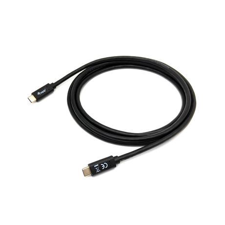 CABLE USB-C MACHO USB-C MACHO USB 3.2 2M TRANSFERENCIA 5G 3A COLOR NEGRO - Imagen 2 de 4 CABLE USB-C MACHO USB-C MACHO USB 3.2 2M TRANSFERENCIA 5G 3A COLOR NEGRO - Imagen 2 de 4