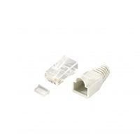 Miniatura 2 de KIT 100 CONECTORES RJ45 CATEGORIA 6 CON CAPUCHON Y GUIA