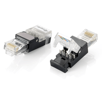 Miniatura 1 de KIT 2 UNIDADES CONECTOR RJ45 EQUIP CAT6 TOOLFREE NO NECESITAS HERRAMIENTA DE GRIMPADO  121165