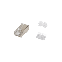 Miniatura 1 de KIT 100 CONECTORES RJ45 EQUIP CATEGORIA 6A APANTALLADO 121147