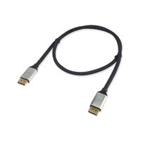 Miniatura 3 de CABLE DISPLAYPORT A DISPLAYPORT PREMIUM  1.4 8K/60Hz 1M  MALLA ALGOD??N TRENZADO Y CONECTOR ALUMIN