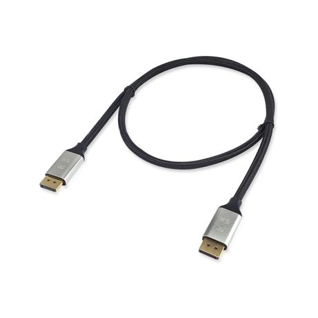 CABLE DISPLAYPORT A DISPLAYPORT PREMIUM 1.4 8K/60Hz 1M MALLA ALGOD??N TRENZADO Y CONECTOR ALUMIN - Imagen 3 de 7 CABLE DISPLAYPORT A DISPLAYPORT PREMIUM 1.4 8K/60Hz 1M MALLA ALGOD??N TRENZADO Y CONECTOR ALUMIN - Imagen 3 de 7