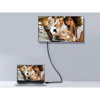 Miniatura 7 de CABLE DISPLAYPORT A DISPLAYPORT PREMIUM  1.4 8K/60Hz 1M  MALLA ALGOD??N TRENZADO Y CONECTOR ALUMIN