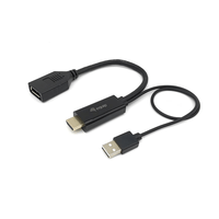 Miniatura 1 de ADAPTADOR HDMI MACHO A DISPLAY PORT HEMBRA EQUIP