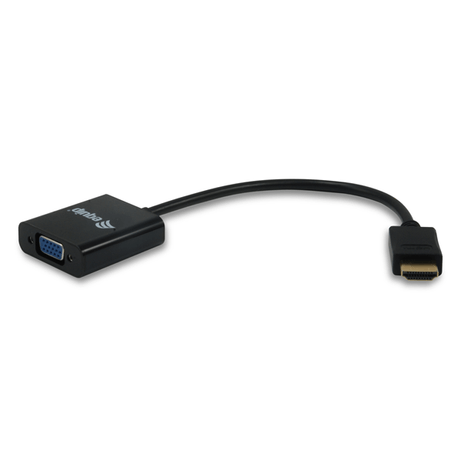 ADAPTADOR HDMI MACHO A VGA HEMBRA CON AUDIO JACK 3.5" EQUIP 11903607 - Imagen 1 de 2 ADAPTADOR HDMI MACHO A VGA HEMBRA CON AUDIO JACK 3.5" EQUIP 11903607 - Imagen 1 de 2