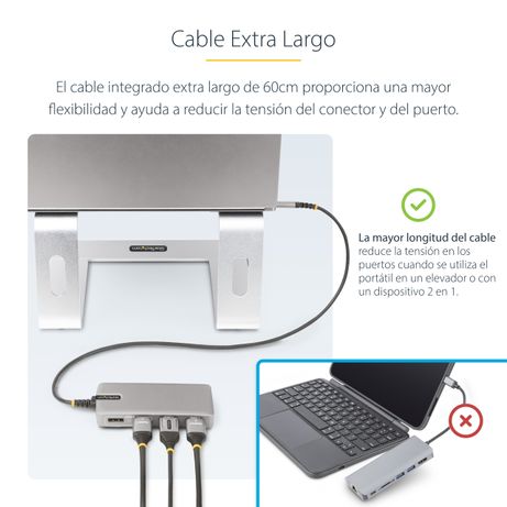 ADAPTADOR USB-C DE 3 MONITORES HDMI DP HUB USB PD 10 0W - Imagen 14 de 16 ADAPTADOR USB-C DE 3 MONITORES HDMI DP HUB USB PD 10 0W - Imagen 14 de 16
